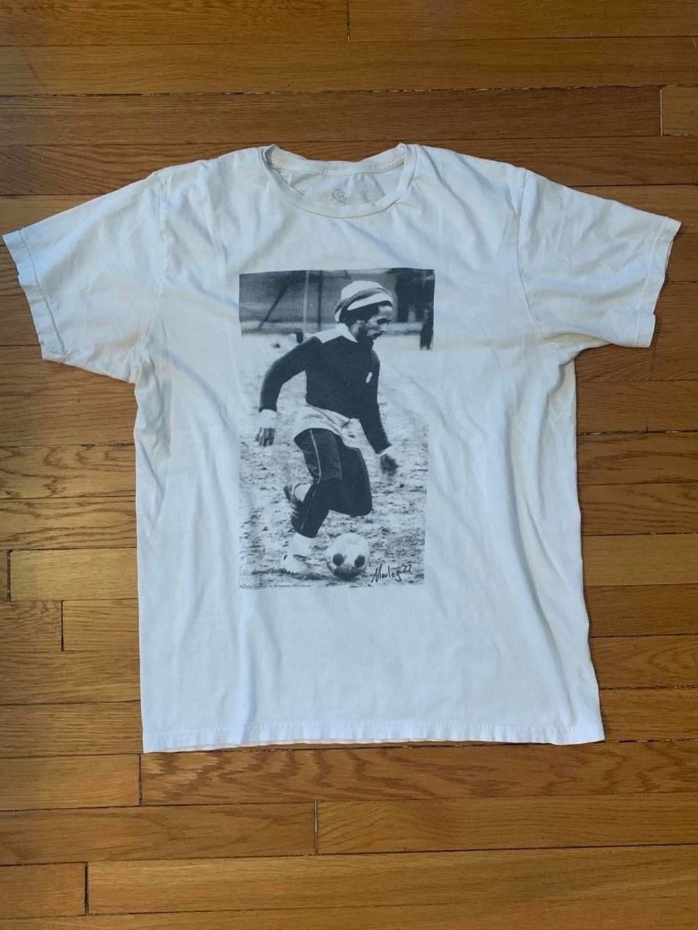 Bob Marley Soccer Graphic Tee